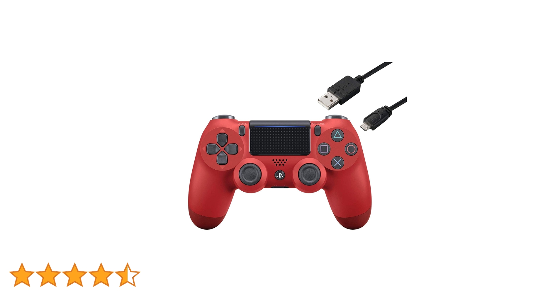 【新品未開封】DUALSHOCK4 デュアルショック マグマ・レッド Amazon | 【純正品】ワイヤレスコントローラー (DUALSHOCK 4